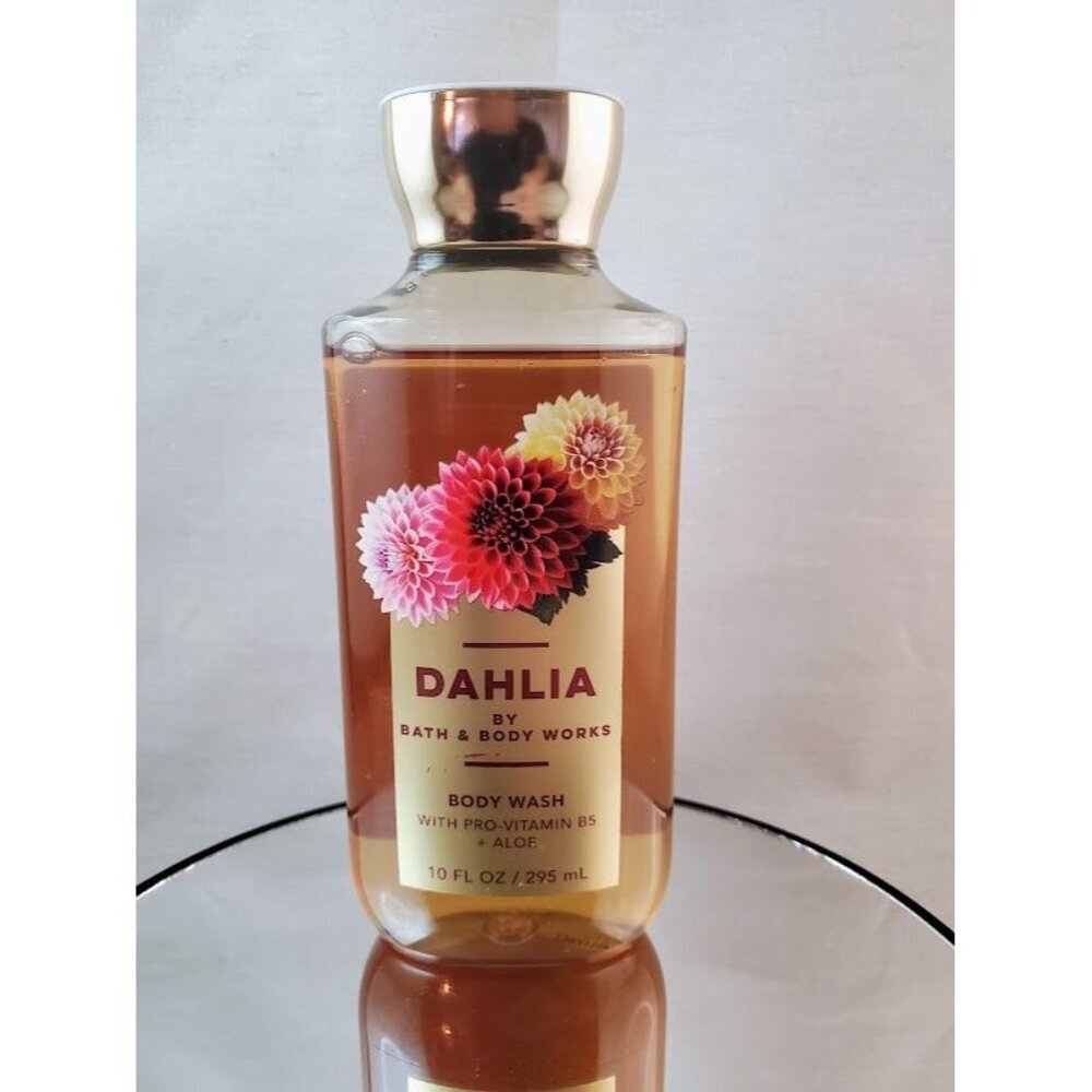 Bath & Body Works Dahlia Body Wash 10 Fl Oz With Pro-Vitamin B5 & Aloe